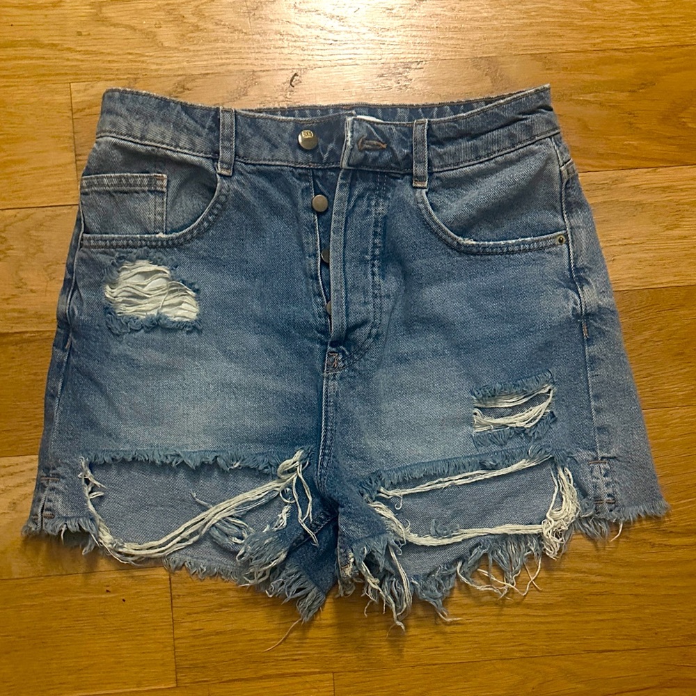 Zara denim shorts